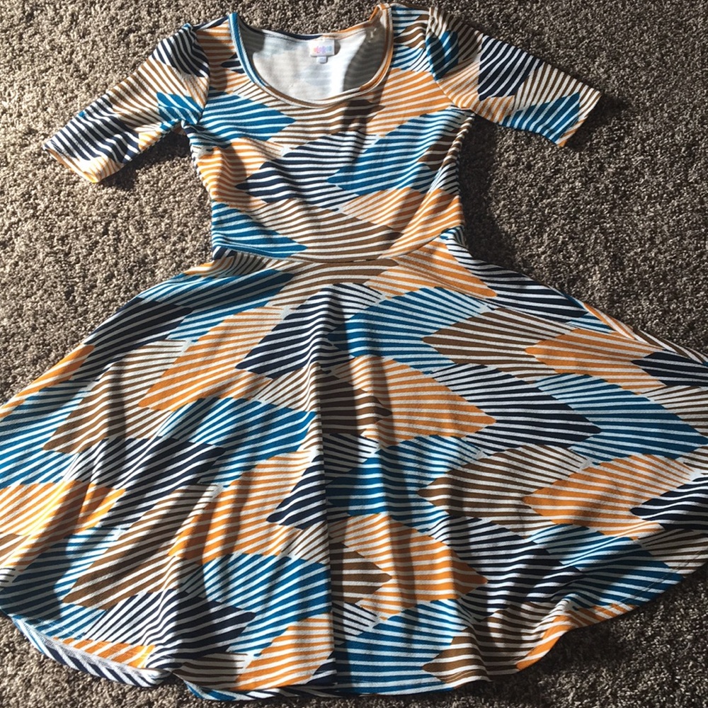 Cute Lularoe printed dress